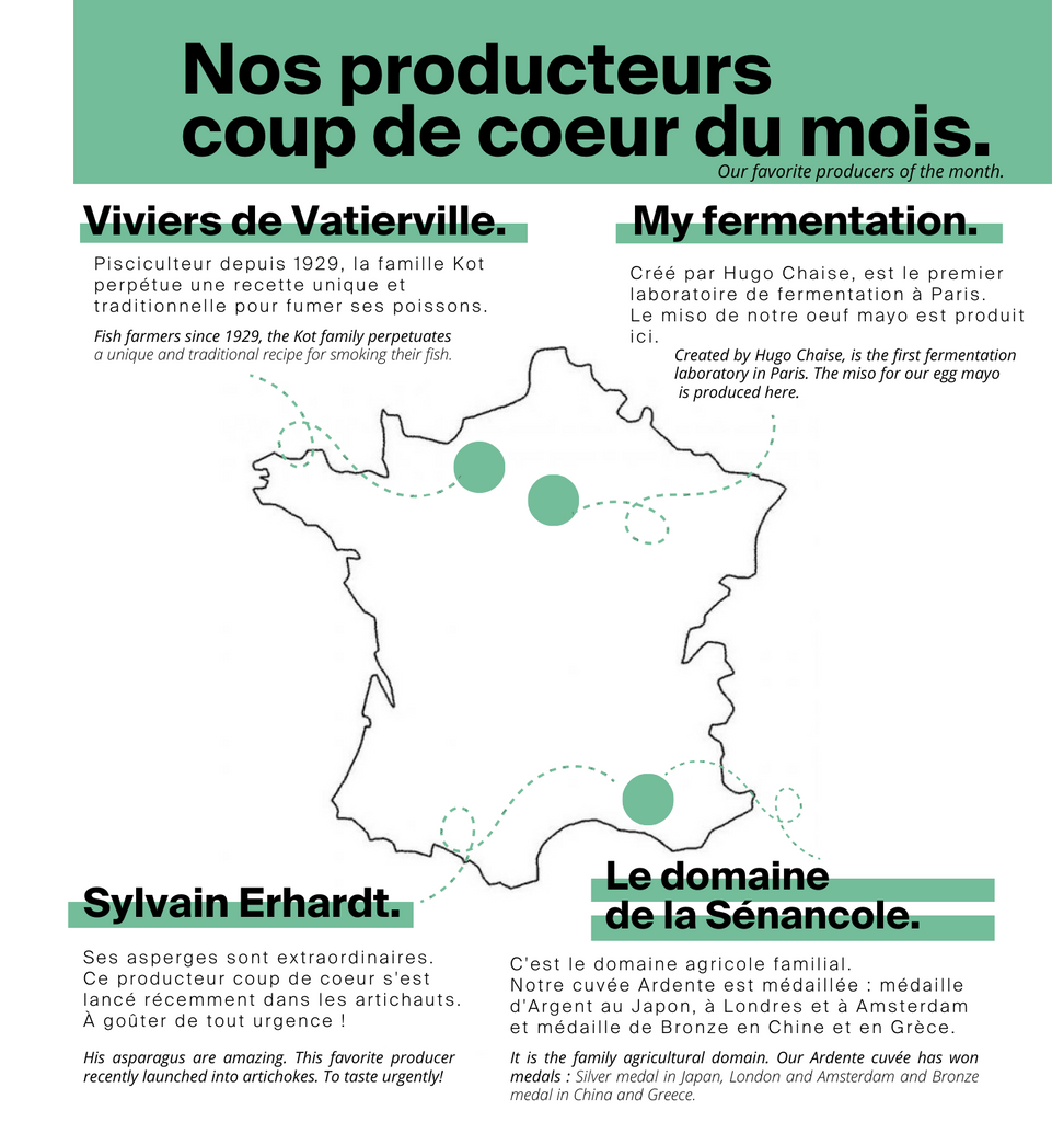 HABILE présente ses producteurs coup de coeur du mois de Mars : le Viviers de Vatierville, My Fermentation, Sylvain Erhardt et le Domaine de la Sénancole