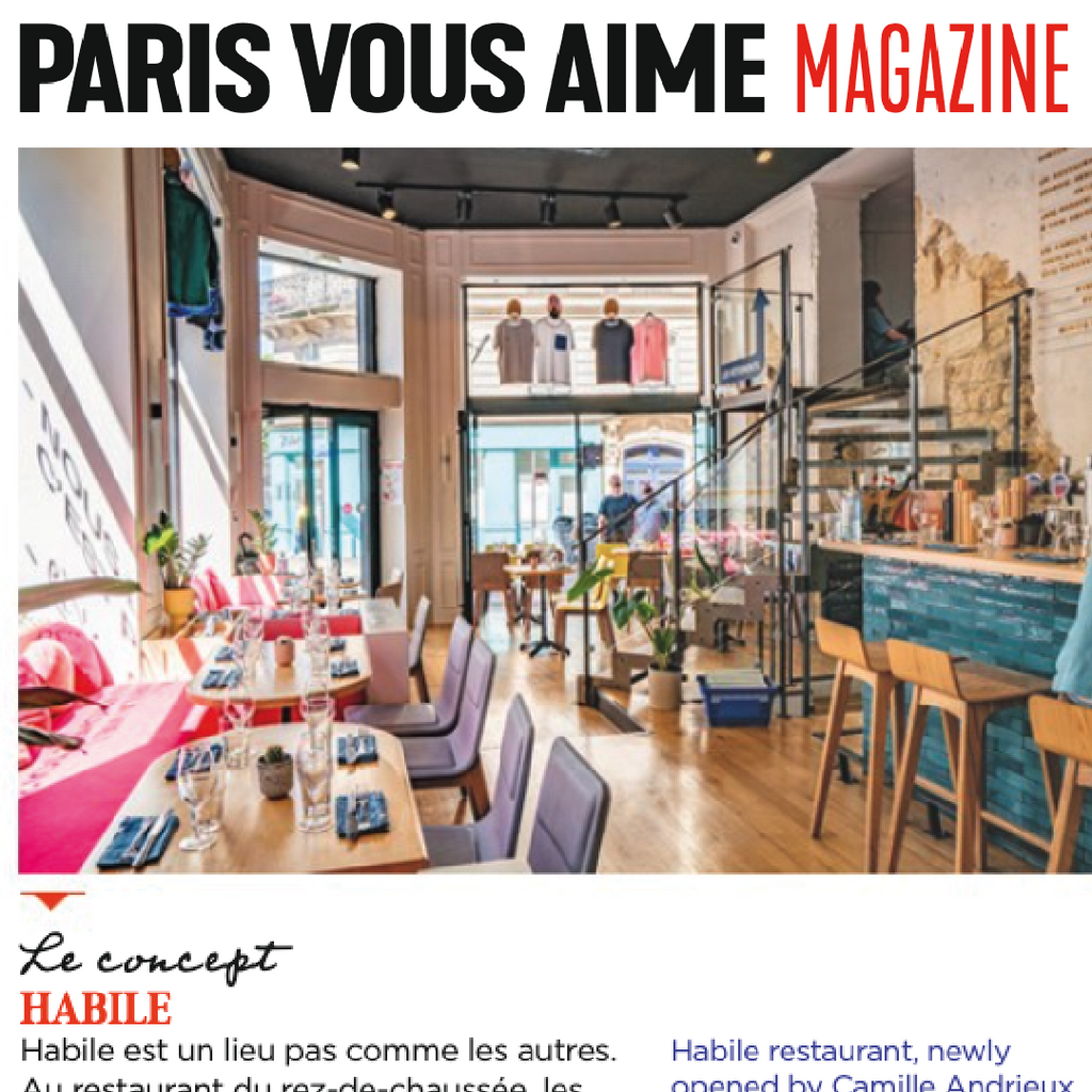 Paris vous aime magazine, HABILE lieu incontournable à visiter
